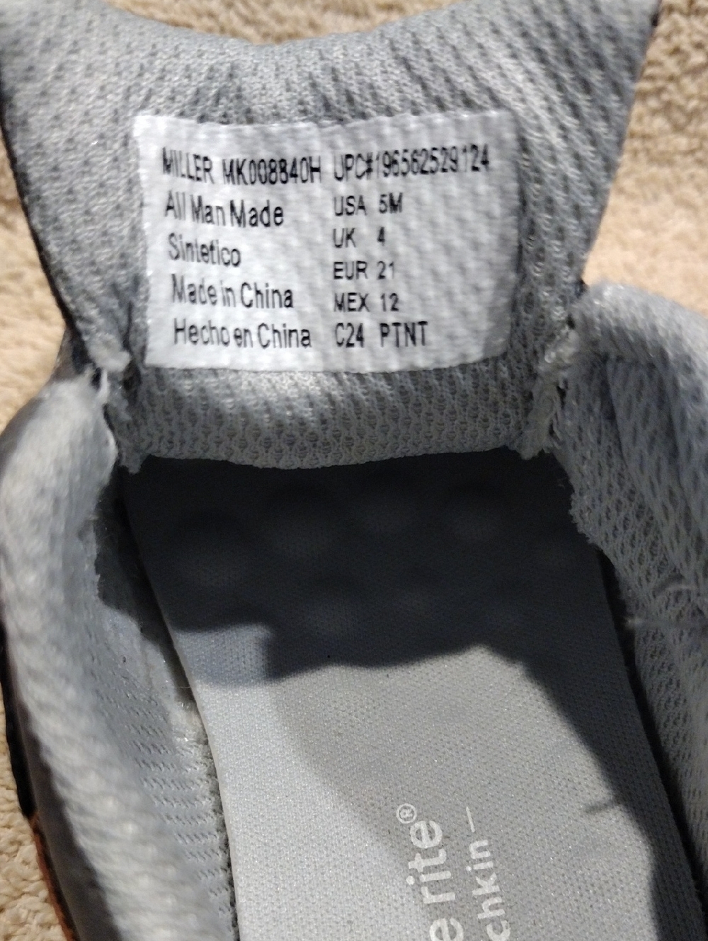 Stride Rite Munchkin In Gray - Picture 4 of 5